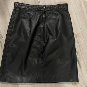 Bermans  leather skirt